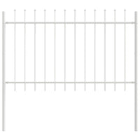 Recinzione per Giardino Bianco 10.2 x 1 m 3334120
