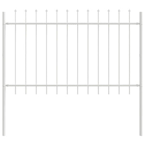 Recinzione per Giardino Bianco 10.2 x 1 m 3334120