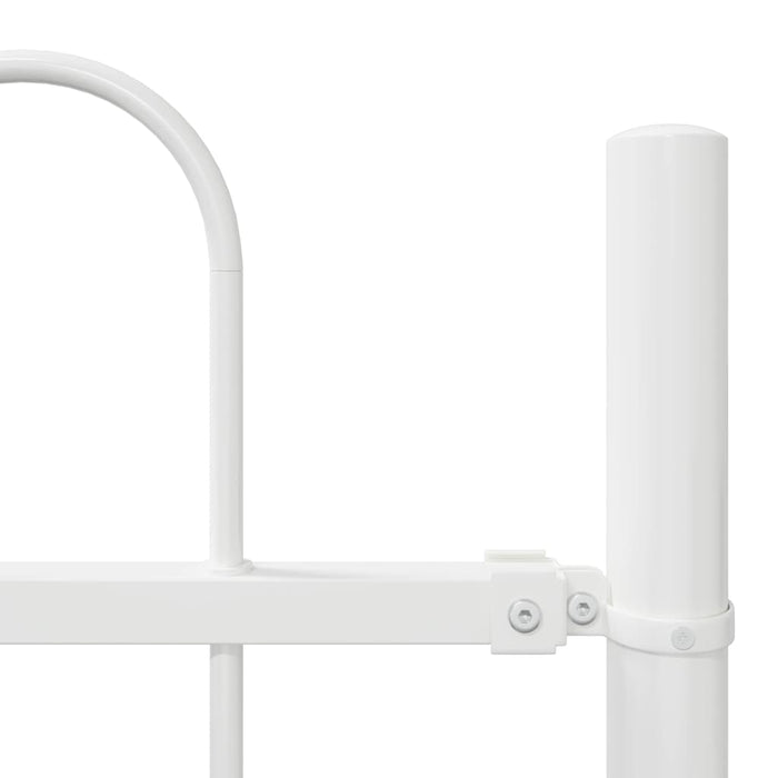 Recinzione per Giardino Bianco 10.2 x 0.8 m 3334124