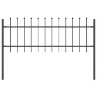 Recinzione per Giardino Grigio 11.9 x 0.6 m 3334128