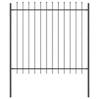 Recinzione per Giardino Grigio 13.6 x 1.5 m 3334152