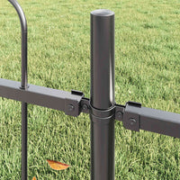 Recinzione per Giardino Grigio 13.6 x 0.6 m 3334153