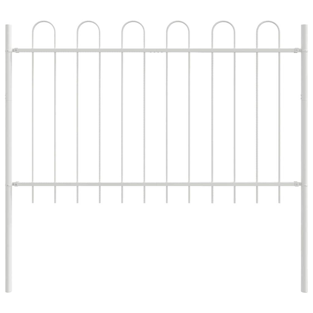 Recinzione per Giardino Bianco 13.6 x 0.8 m 3334164