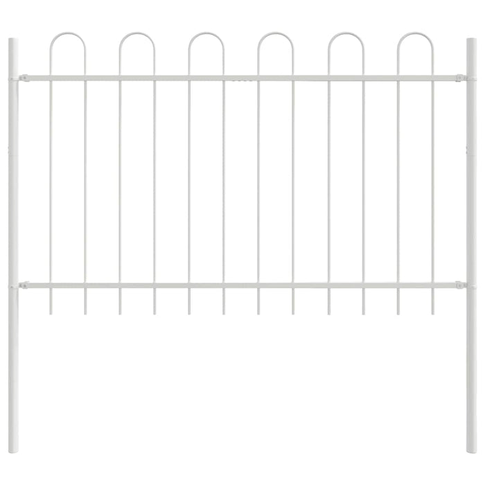 Recinzione per Giardino Bianco 13.6 x 0.8 m 3334164