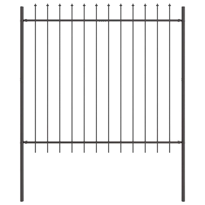 Recinzione per Giardino Grigio 15.3 x 1.5 m 3334172