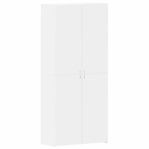 Mobile per scarpe Bianco 80 x 35.5 x 180 cm Legno multistrato 3333836