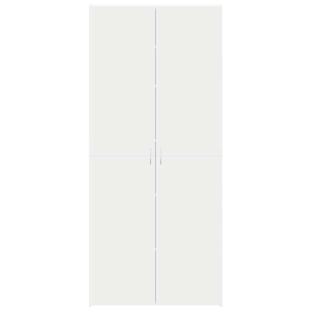 Mobile per scarpe Bianco 80 x 35.5 x 180 cm Legno multistrato 3333836