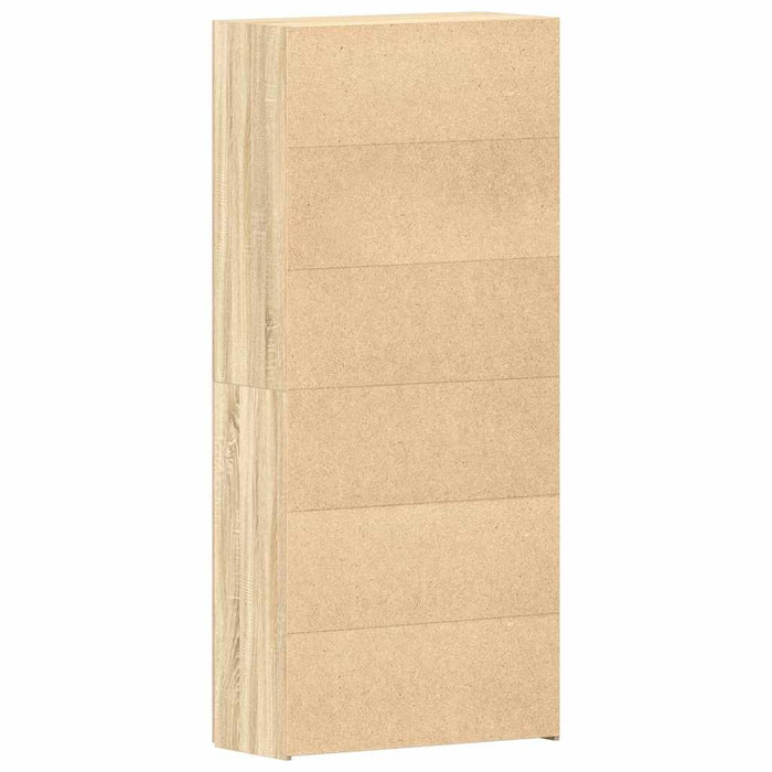 Mobile per scarpe Marrone 80 x 35.5 x 180 cm Legno multistrato 3333838