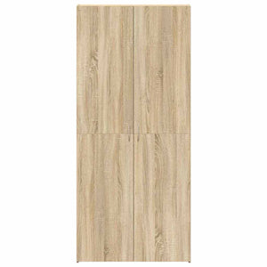 Mobile per scarpe Marrone 80 x 35.5 x 180 cm Legno multistrato 3333838