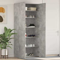 Mobile per scarpe Grigio 80 x 35.5 x 180 cm Legno multistrato 3333839