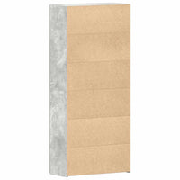 Mobile per scarpe Grigio 80 x 35.5 x 180 cm Legno multistrato 3333839