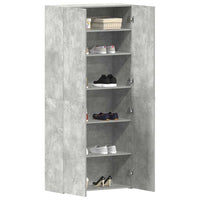 Mobile per scarpe Grigio 80 x 35.5 x 180 cm Legno multistrato 3333839