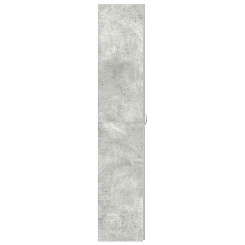 Mobile per scarpe Grigio 80 x 35.5 x 180 cm Legno multistrato 3333839