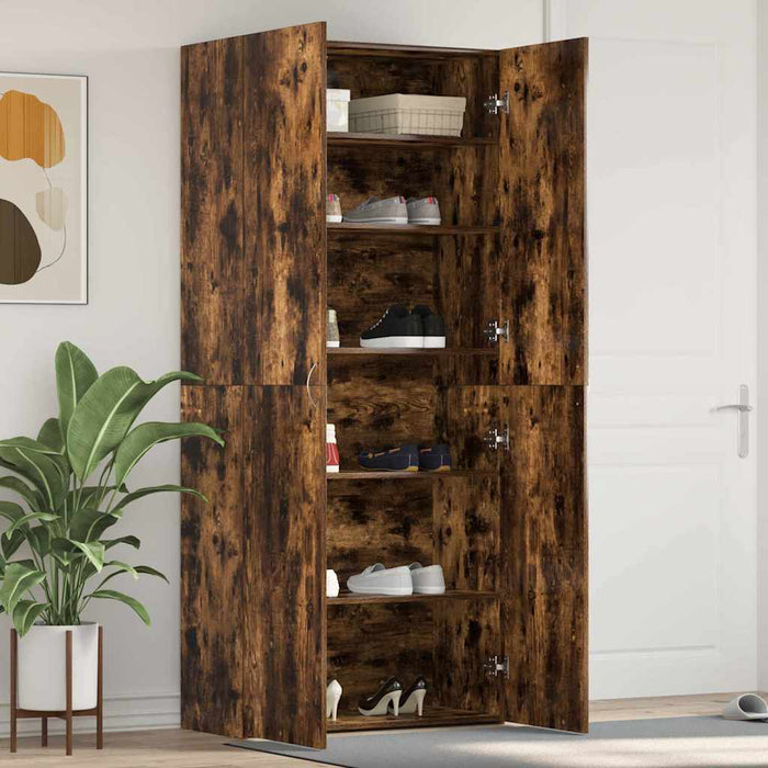 Mobile per scarpe con porta Multicolore 80 x 35.5 x 180 cm 3333840