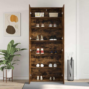 Mobile per scarpe con porta Multicolore 80 x 35.5 x 180 cm 3333840