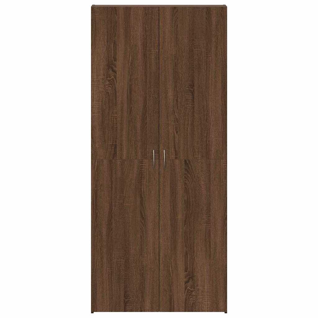 Mobile per scarpe Marrone 80 x 35.5 x 180 cm Legno multistrato 3333842