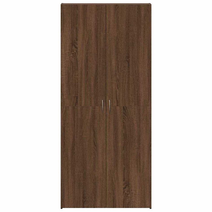 Mobile per scarpe Marrone 80 x 35.5 x 180 cm Legno multistrato 3333842