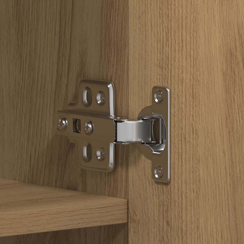 Mobile per scarpe Marrone 80 x 35.5 x 180 cm Legno multistrato 3333844