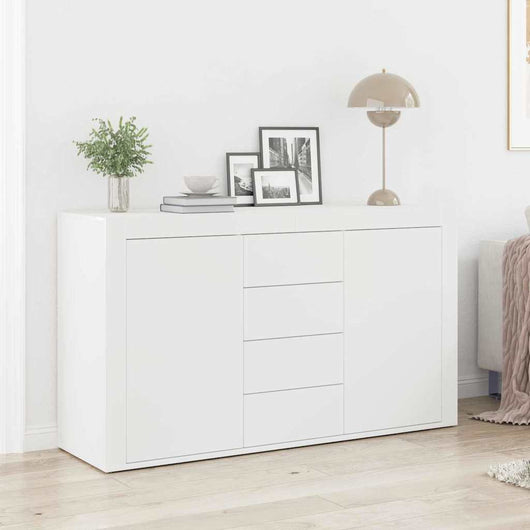 Credenza con cassetto Bianco 120 x 36 x 69 cm Legno multistrato 3333856