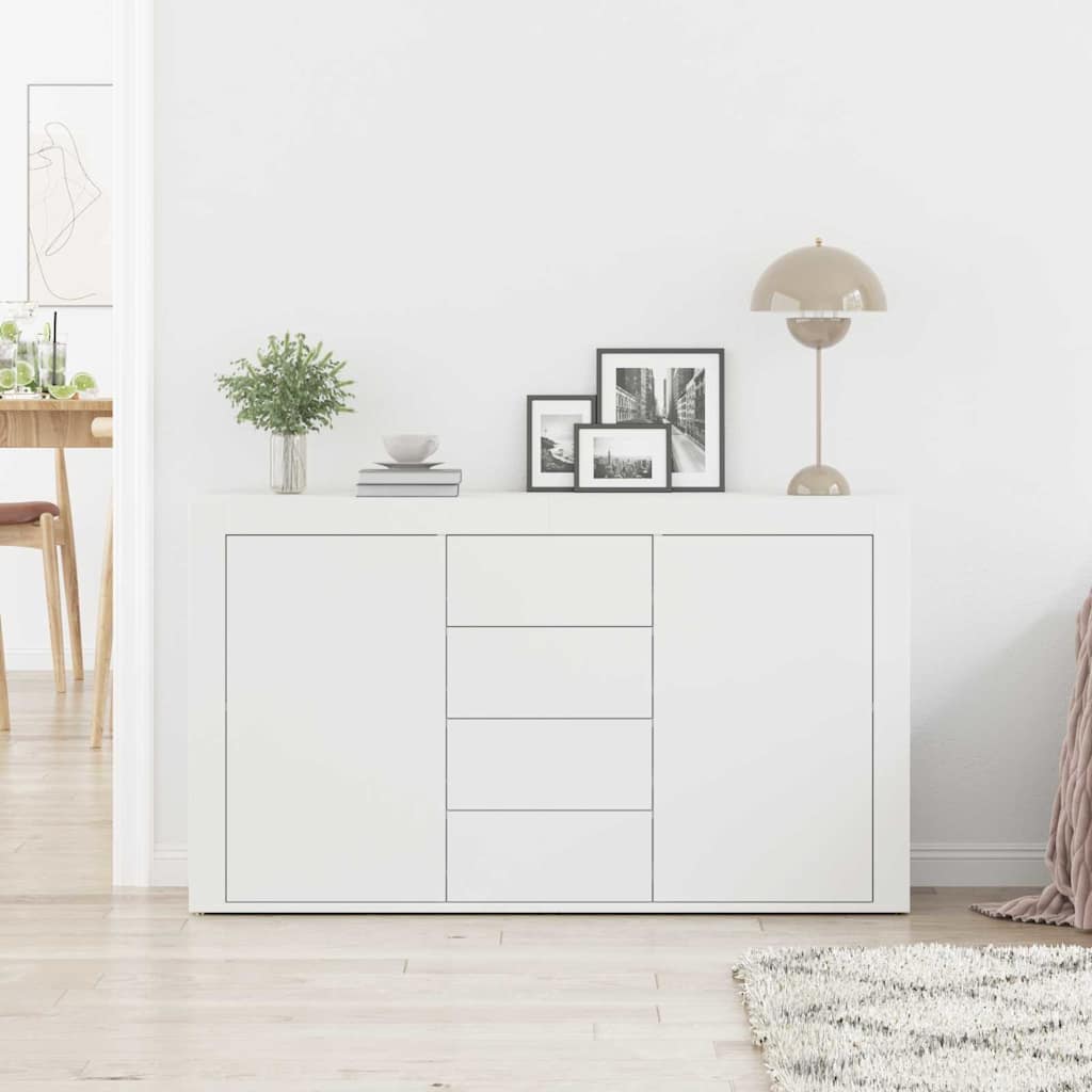 Credenza con cassetto Bianco 120 x 36 x 69 cm Legno multistrato 3333856