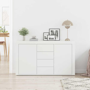 Credenza con cassetto Bianco 120 x 36 x 69 cm Legno multistrato 3333856