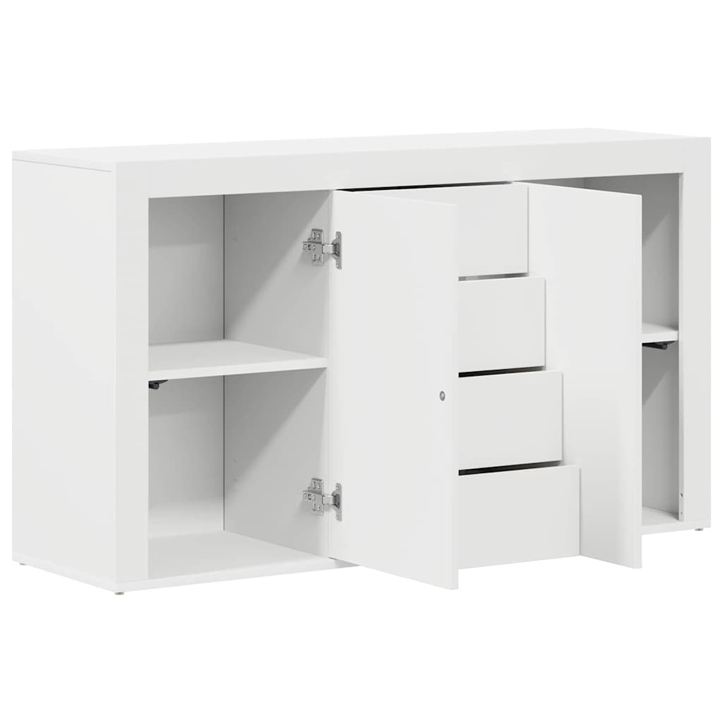 Credenza con cassetto Bianco 120 x 36 x 69 cm Legno multistrato 3333856