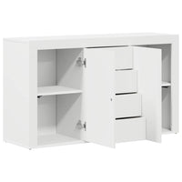 Credenza con cassetto Bianco 120 x 36 x 69 cm Legno multistrato 3333856
