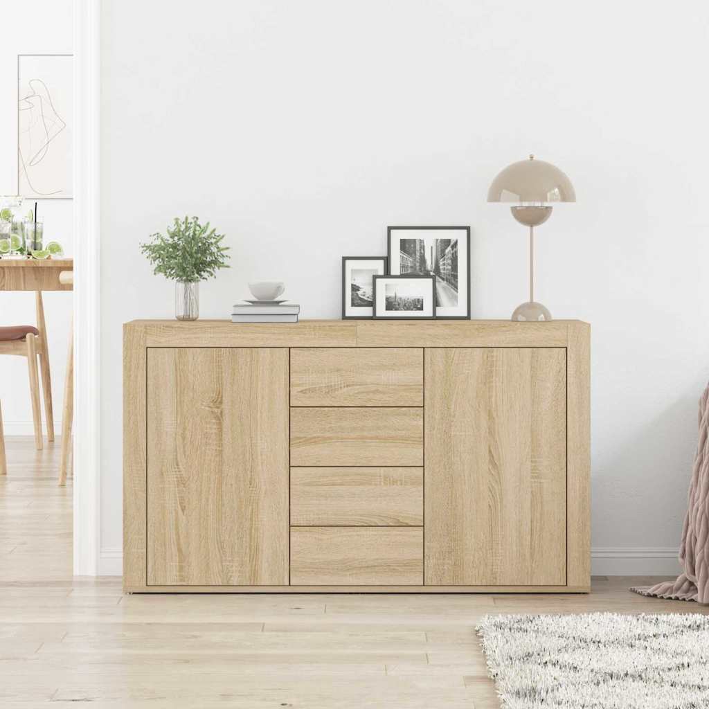 Credenza rovere sonoma 120 x 36 x 69 cm Legno multistrato 3333858