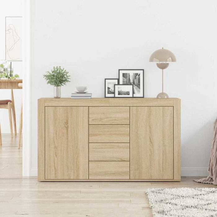 Credenza rovere sonoma 120 x 36 x 69 cm Legno multistrato 3333858
