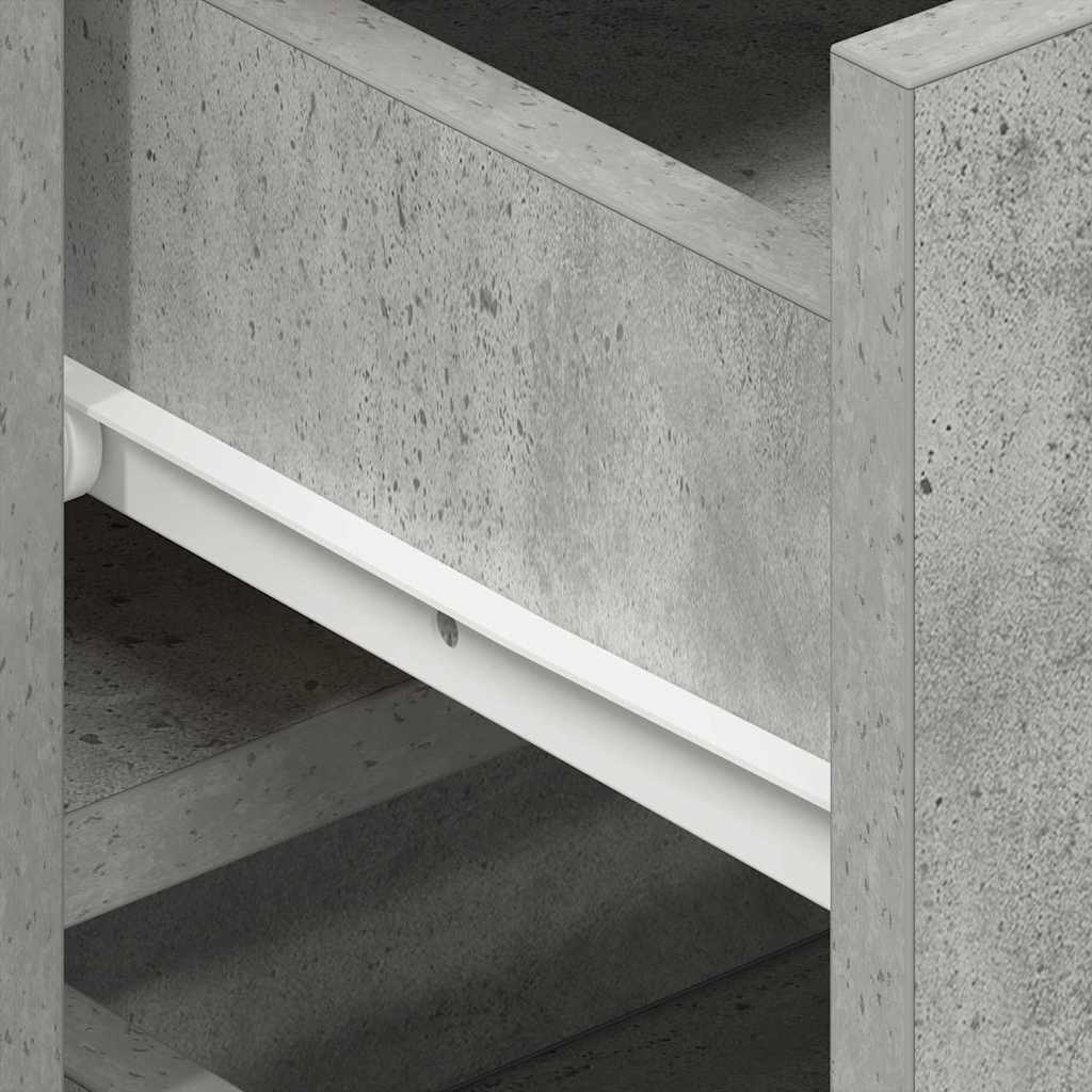 Credenza Grigio cemento 120 x 36 x 69 cm Legno multistrato 3333859