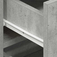 Credenza Grigio cemento 120 x 36 x 69 cm Legno multistrato 3333859