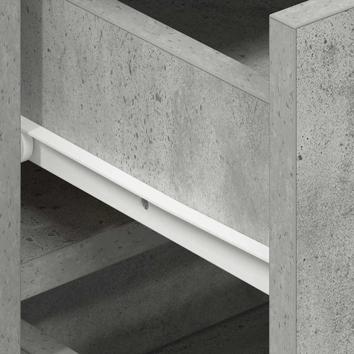 Credenza Grigio cemento 120 x 36 x 69 cm Legno multistrato 3333859