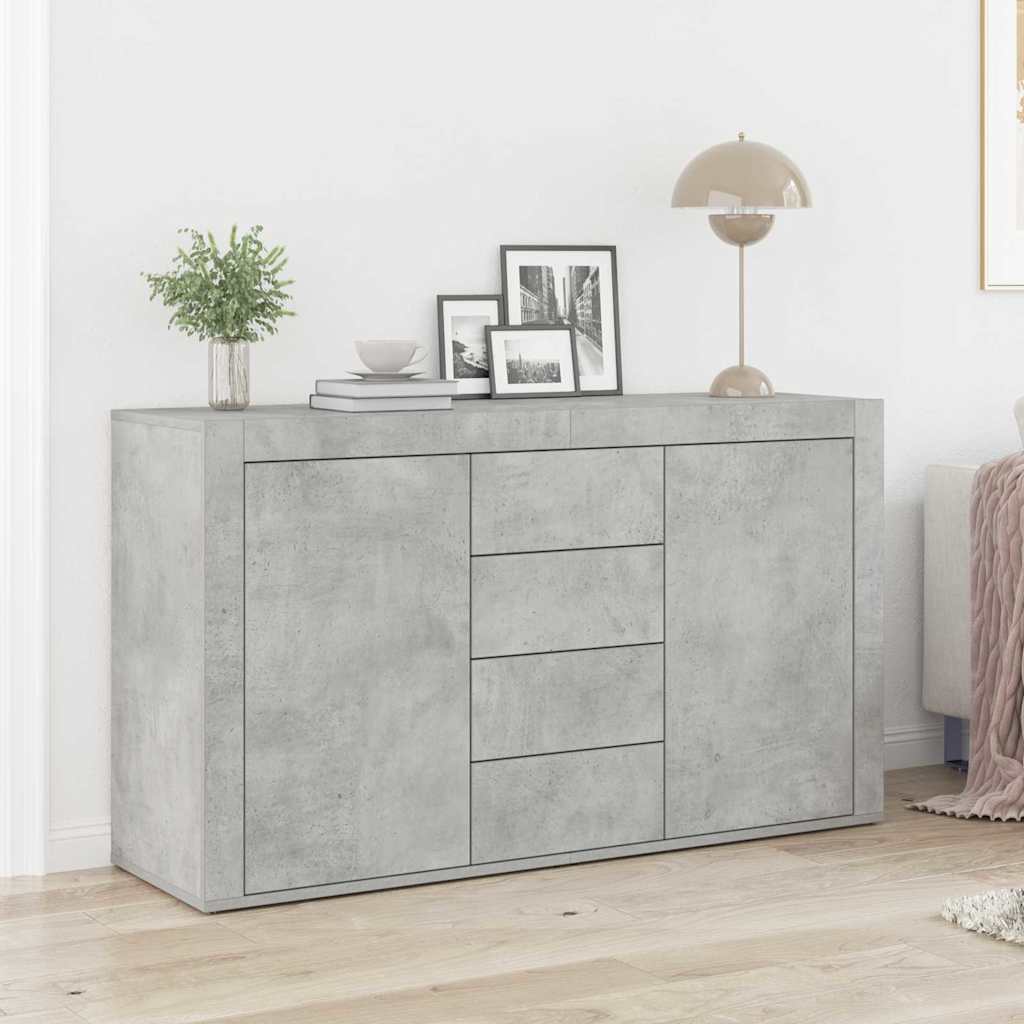 Credenza Grigio cemento 120 x 36 x 69 cm Legno multistrato 3333859