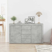 Credenza Grigio cemento 120 x 36 x 69 cm Legno multistrato 3333859