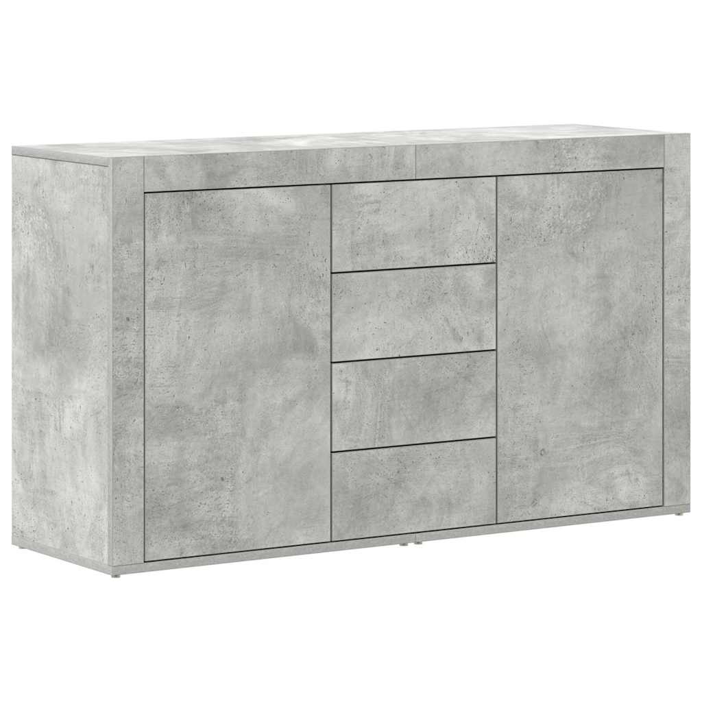 Credenza Grigio cemento 120 x 36 x 69 cm Legno multistrato 3333859