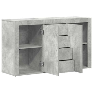 Credenza Grigio cemento 120 x 36 x 69 cm Legno multistrato 3333859