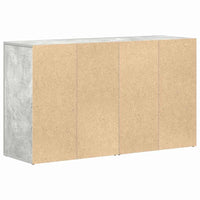 Credenza Grigio cemento 120 x 36 x 69 cm Legno multistrato 3333859