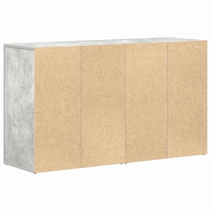 Credenza Grigio cemento 120 x 36 x 69 cm Legno multistrato 3333859