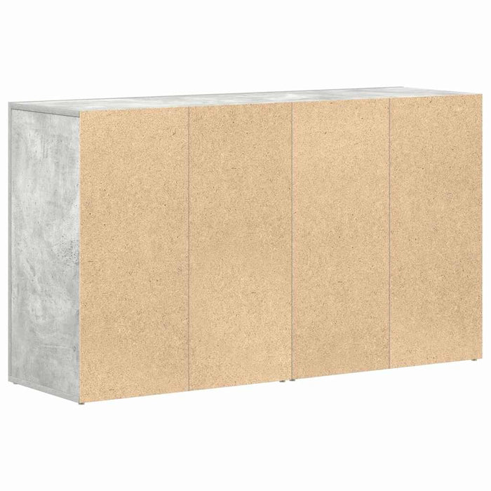 Credenza Grigio cemento 120 x 36 x 69 cm Legno multistrato 3333859