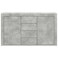 Credenza Grigio cemento 120 x 36 x 69 cm Legno multistrato 3333859