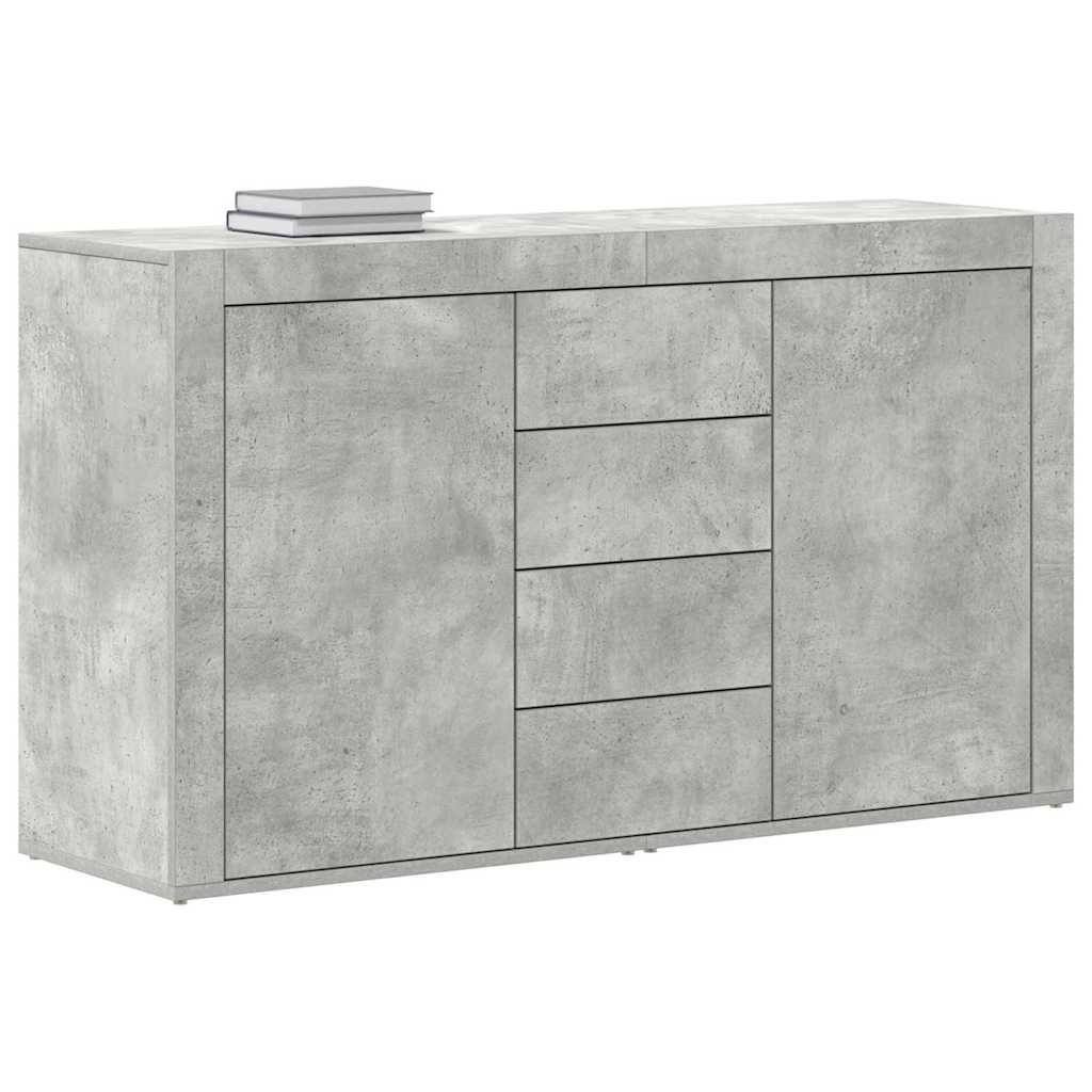 Credenza Grigio cemento 120 x 36 x 69 cm Legno multistrato 3333859