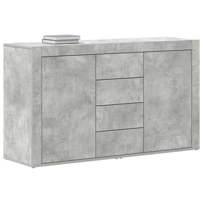 Credenza Grigio cemento 120 x 36 x 69 cm Legno multistrato 3333859