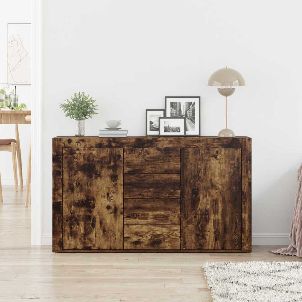 Credenza Rovere fumo 120 x 36 x 69 cm Legno multistrato 3333860