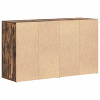 Credenza Rovere fumo 120 x 36 x 69 cm Legno multistrato 3333860