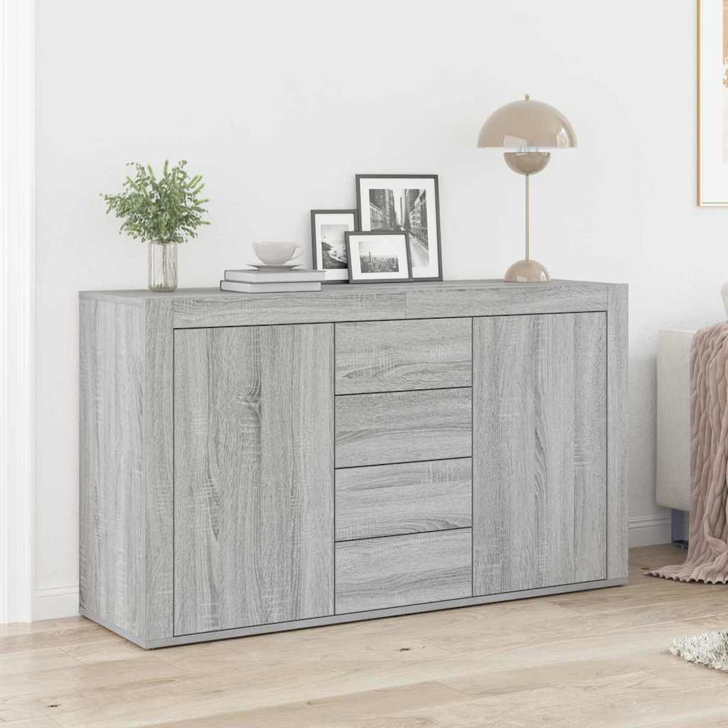 Credenza Grigio sonoma 120 x 36 x 69 cm Legno multistrato 3333861