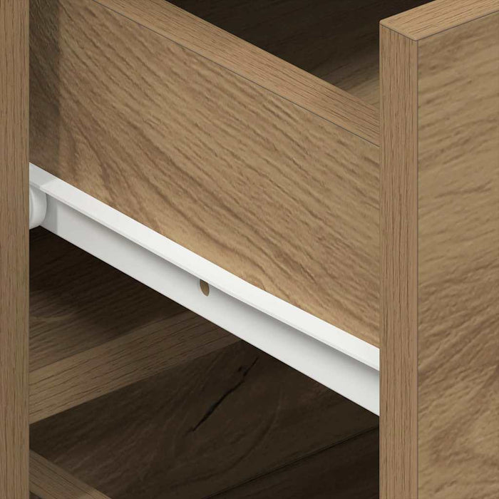 Credenza rovere artigianale 120 x 36 x 69 cm Legno multistrato 3333864