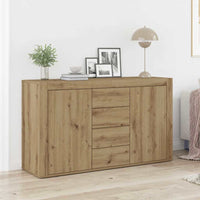 Credenza rovere artigianale 120 x 36 x 69 cm Legno multistrato 3333864