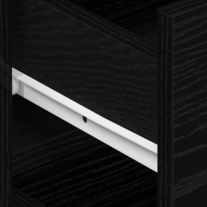 Credenza Rovere nero Legno ingegnerizzato 120 x 36 x 69 cm 3333865