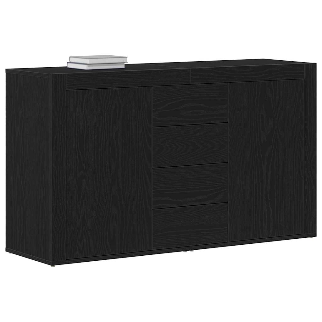 Credenza Rovere nero Legno ingegnerizzato 120 x 36 x 69 cm 3333865