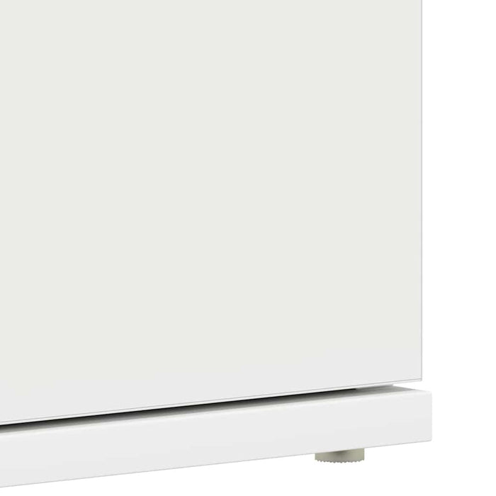 Armadio per Scarpe  Bianco 80x39x180 cm Legno Ingegnerizzato 3333866